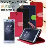 NISDA for Sony Xperia XA2 Ultra 風格磨砂側翻皮套