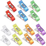 70PCS Sewing Clips Quilting Clips For Fabric Multipurpose Assorted Colors For Crafting Sew Binding Plastic Clips for Crafts Sewing Supplies Accessories Crafting Tools with Premium Tin Box Package