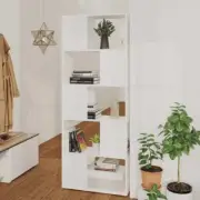 Book Cabinet Room Divider White 60x24x155 cm Engineered Wood