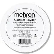 Mehron Makeup Colorset Powder | Translucent Setting Powder | Special Effects, Halloween, & Film 2 oz (60 g)
