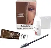 Eyelash Eyebrow Dye Tint Cream Kit Eyebrow Fuller Tinting Kit Dark Brown