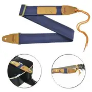 Acoustic/Electric/Bass Guitar Straps with pick pockets, Dark Blue color