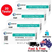 20 Tests 4 x 5 Pack Clungene Rapid Antigen Test Kits , COVID-19 ARTG 396675