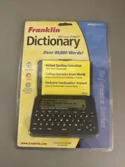 Franklin MWD-400 Merriam Webster Pocket Electronic Dictionary Games Spelling Aid