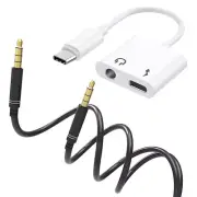Good Quality 2in1 USB C 3.5mm Audio Cable & Aux Cable f Samsung Galaxy S20 FE 5G
