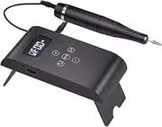 Electric Nail Grinder Nail Drill Polish Kit 35000 RPM with 6 Drill Bits and Sanding Bands for Home Salon Use Black
