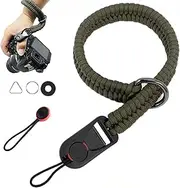 Camera Wrist Strap - 40cm Adjustable Nylon - Lost Lanyard, Universal Quick Release Camera Hand Strap with Safer Connector，Wrist Strap Safety Strap Compatible with Various Cameras