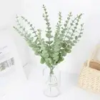 Greenery Vase Fake Plant Artificial Eucalyptus Artificial Leaves Green Branch