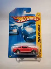 2008 Hot Wheels New Models Red With White Racing Stripes '07 Shelby GT-500