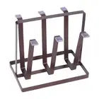 Cup Drying Rack Stand Non Slip Metal Drainer Holder for Bottles Mugs Home