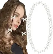 [NiceYnn] 40pcs Mini Bow Hair Clips Cute Tiny Satin Alligator Clips Non Slip Barrettes Twist Tie Silky Hair Clips Sweet Hair Ribbon Bowknot Clips Hair Accessories for Women Girls Teens Kids Beige