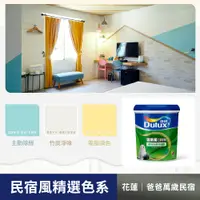 在飛比找PChome24h購物優惠-【Dulux得利塗料】A991 竹炭健康居除甲醛乳膠漆 民宿