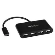 StarTech 4-Port USB-C Hub, Mini Hub, USB-C to 4x USB-A, USB 2.0 - ST4200MINIC