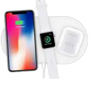 3 in 1 Fast Wireless Charging Docking Station Stand Pad Wireless Charger for IPhone Apple Watch Airpods Charging Dock Stand