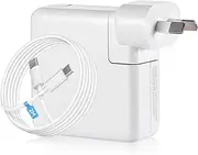 96W Dual USB C Fast Chager for MacBook Pro with Cable 6.6ft(2m), Compatible with MacBook Pro A2141,A2166