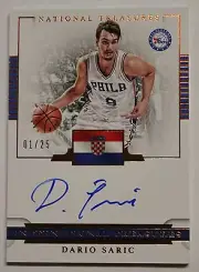 2016/17 National Treasures Dario Saric RC ON CARD AUTO SP #1/25 (eBay 1/1)!!