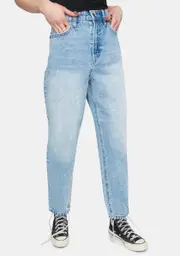 [Hidden Denim] Classic Tapered Mom Jeans