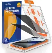 2PCS Screen Protector Anti Spy Private Tempered Glass Fr iPhone 14 15 16 Pro Max