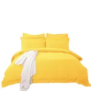 Yellow Tailored 1000TC Duvet Doona Cover Set Various Size