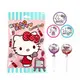 Hello Kitty 棒棒糖(可樂風味／葡萄風味)1包裝 貼紙隨機出貨【小三美日】DS019967