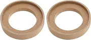 2PCS 2.5 Inch Car Speaker Spacer Ring Car Speaker Wood Gasket Ring Car Mounting Spacer Ring Speaker Wooden Spacer Ring for Boats Cars Trucks RV Speakers