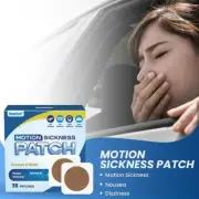 Motion Sickness Relief Patch Anti Nausea Travel Seasickness & Airsickness M7Y0