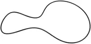 Rubber ring Replace# 24311219166 AUTO-MOHITO 1pack