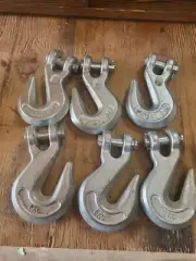 1/2" Grade 43 Clevis Grab Hooks Lot of 6