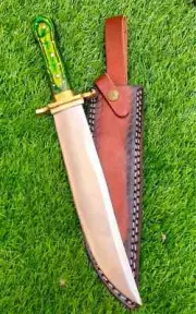 Fixed Blade Knife with Sheath 14 Inch Handmade Custom Hunting Knife