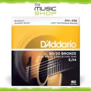 D'Addario EJ14 12-56 Bluegrass 80/20 Bronze Acoustic Guitar Strings