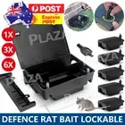 With Lock Defence Rat Bait Lockable Station Trap Rodent Poison Mouse Control Box