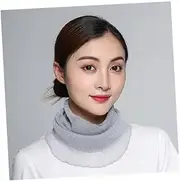 [Healeved] 2Pcs Lightweight Sun Protection Face Neck Veil Multi Function Neck Scarf for Women for Summer Outdoor Activities Dust and Wind Resistant Light Grey