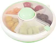 Snack Spinner - ABS Kids Snack Spinner Bundle | Multifunctional Fruit Spinner Organizer with 5 Compartment | Baby Food Storage Container | Detachable Snack Spinner for Snacks, Fruits