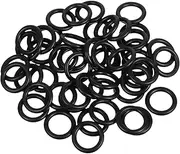50 Sets Pneumatic Wrench Electric Anvil Clip Tool Impact Retaining Ring for Wrench Friction Ring Replacement Socket Retainer Rings Black Easy to Use
