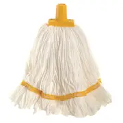 Sabco Professional 350g Premium Grade Microfibre Round Mop Head Yellow