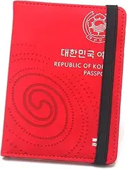 [CHUAN boutique] Korean Passport Holder Multi-Function Ticket Holder Business Leather Bank Card Passport Bag Leather Passport Holder