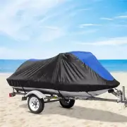 New 420 Denier Black Blue PWC Jet Ski Cover fits Tiger Shark TS 900 1995