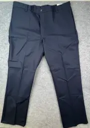 New Dickies Pants Mens 42x32 Navy Blue Core Work Canvas Stretch Straight Leg NWT