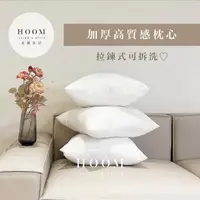 在飛比找momo購物網優惠-【Hoom 禾慕生活】高質感拉鍊式抱枕心 50*50 cm(