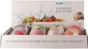 SALTCO SOAKOLOGY Magnesium Bath Bomb Mixed 130g x 12 Display