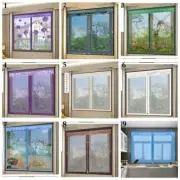 Mesh Window Zipper Curtain Insect Mosquito Screen Net Protector Bug Fly Door New