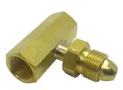 Argon Inert Gas Y Adaptor Connect 2 Regulators To 1 Bottle Tig Welding, CGA 580