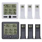 LCD ??/?H Digital Wireless Indoor/Outdoor Thermometer Temperature Meter