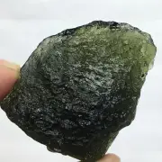 130Ct Genuine MOLDAVITE Czech Republic Certificate of Authenticity
