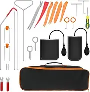 23Pcs Assorted 5th Wheel Pin Puller Kit, Stainless Steel Assorted 5th Wheel Pin Puller Heavy Duty Hook, Portable Automotive Trim Removal Tool with Storage Bag for Car Enthusiasts and DIY Repairs