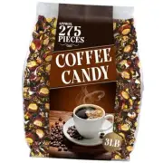 Coffee Candy - 3 Pounds Bulk - Coffee-flavored Hard Candies - Coffee-filled