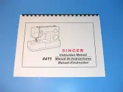 Singer 4411 Sewing Machine Instruction Manual - Printed