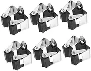 Generic 6pcs Wall Mounted Mop and Broom Holder Spring Mop Accessory Clips for Indoor Storage Multifunctional Organizer Space Saving