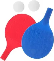 Table Tennis Kit for Children Plastic Racket Balls for Young Players