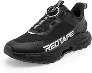 [Red Tape] Sports Walking Shoes for Men | Dial Lace Quick On, Soft Cushioned Insole, Slip-Resistance, Dynamic Feet Support, Arch Support & Shock Absorption